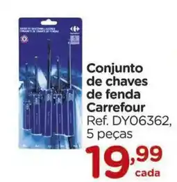 Carrefour Conjunto de chaves de fenda Carrefour oferta