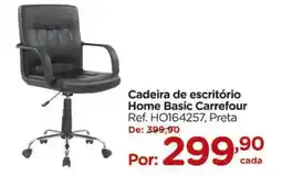 Carrefour Cadeira de escritório Home Basic Carrefour oferta