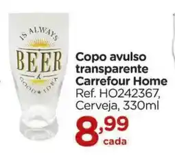 Carrefour Copo avulso transparente Carrefour Home oferta