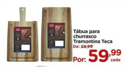 Carrefour Tábua para churrasco Tramontina Teca oferta