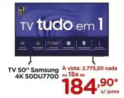 Carrefour TV 50" Samsung 4K 50DU7700 oferta