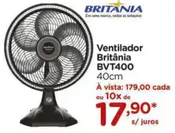 Carrefour Ventilador Britânia BVT400 e oferta
