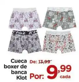 Carrefour Cueca boxer de banca Klot oferta