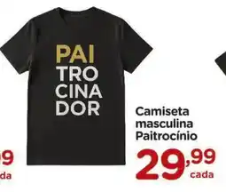 Carrefour Camiseta masculina Paitrocínio oferta