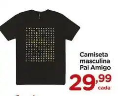 Carrefour Camiseta masculina Pai Amigo oferta