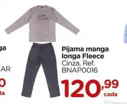 Carrefour Pijama manga longa Fleece oferta