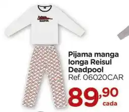 Carrefour Pijama manga longa Reisul Deadpool oferta
