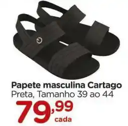 Carrefour Papete masculina Cartago oferta