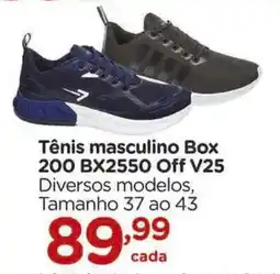 Carrefour Tênis masculino Box 200 BX2550 Off V25 oferta
