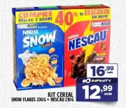 Preço & Cia Kit cereal show flakes + hescau oferta