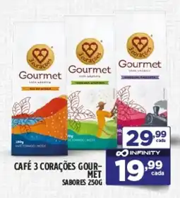 Preço & Cia Café 3 corações gourmet sabores oferta