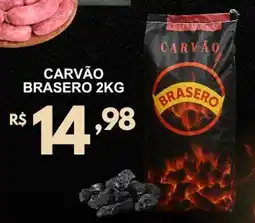 Mercadão Atacadista Carvão brasero oferta