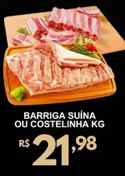 Mercadão Atacadista Barriga suína ou costelinha oferta