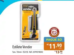 Supermercados Condor Estilete Vonder oferta