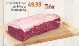 Sonda Contrafilé Friboi em bifes p/ churrasco oferta