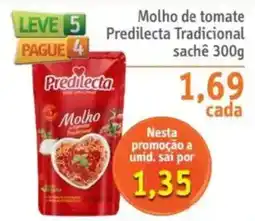 Sonda Molho de tomate Predilecta Tradicional sachê oferta