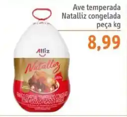 Sonda Ave temperada Natalliz congelada peça oferta