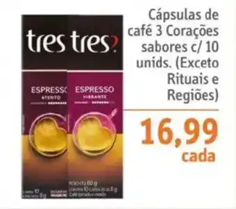 Sonda Cápsulas de café 3 Corações oferta