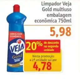 Sonda Limpador Veja Gold multiuso embalagem econômica oferta
