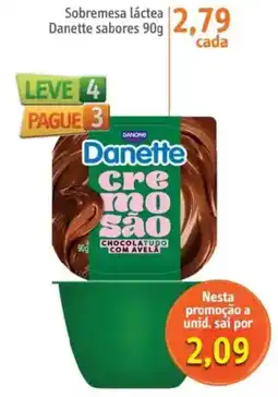 Sonda Sobremesa láctea Danette sabores oferta