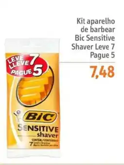 Sonda Kit aparelho de barbear Bic Sensitive Shaver oferta