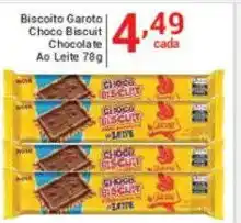 X Supermercados Biscoito Garoto Choco Biscuit Chocolate Ao Leite oferta