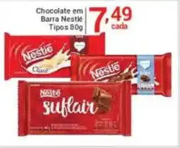 X Supermercados Chocolate em Barra Nestlé Tipos oferta