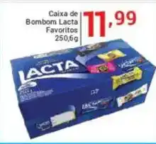 X Supermercados Caixa de Bombom Lacta Favoritos oferta