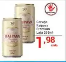 X Supermercados Cerveja Itaipava Premium Lata oferta