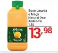 X Supermercados Suco Laranja e Maçã Natural One Ambiente oferta
