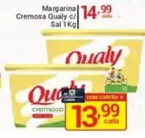 X Supermercados Margarina Cremosa Qualy c/ Sal oferta