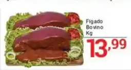 X Supermercados Figado Bovino oferta