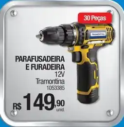 Milium Parafusadeira e furadeira 12V Tramontina 1053385 oferta