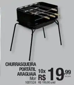 Milium Churrasqueira portátil araguaia oferta