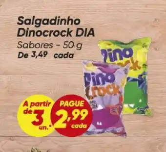 Dia Salgadinho Dinocrock DIA Sabores oferta