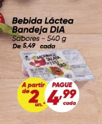 Dia Bebida Láctea Bandeja DIA Sabores oferta