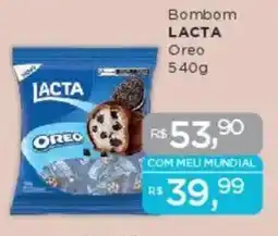 Supermercados Mundial Bombom LACTA Oreo oferta