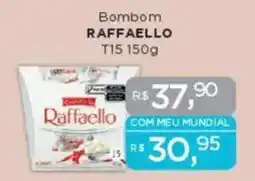 Supermercados Mundial Bombom RAFFAELLO T15 oferta