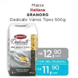 Supermercados Mundial Massa Italiana GRANORO oferta