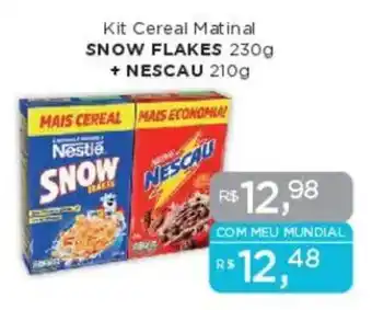 Supermercados Mundial Kit Cereal Matinal oferta