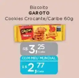 Supermercados Mundial Biscoito GAROTO oferta