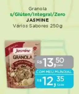 Supermercados Mundial Granola s/Glúten/Integral/Zero JASMINE oferta