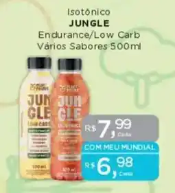 Supermercados Mundial Isotónico. JUNGLE oferta