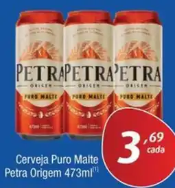 Supermercados Intercontinental Cerveja Puro Malte Petra Origem oferta