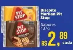 Supermercados Mateus Biscoito Marilan Pit Stop oferta