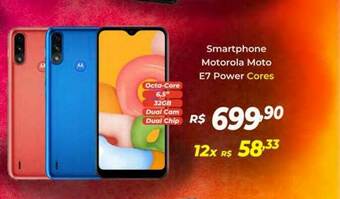 Atakarejo Smartphone Motorola Moto E7 Power Cores oferta