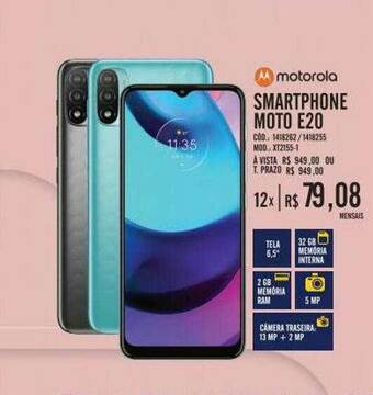 Zema Smartphone Moto E20 Motorola oferta