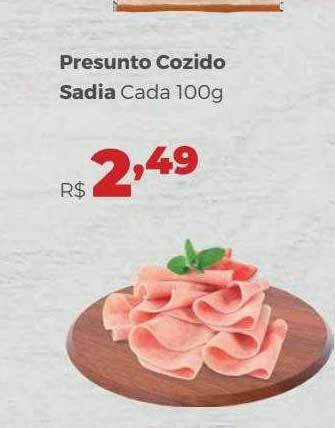 Villarreal Supermercados Presunto Cozido Sadia oferta