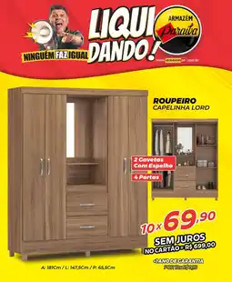 Armazém Paraíba Roupeiro capelinha lord oferta