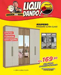 Armazém Paraíba Roupeiro passione ultra glass oferta